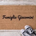 Zerbino con testo personalizzato
