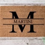 Zerbino in cocco personalizzato con nome ed iniziale