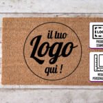 Zerbino in cocco su misura con logo stampato