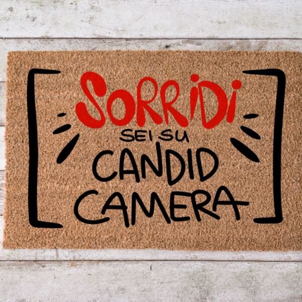 Zerbino Sorridi sei su Candid Camera